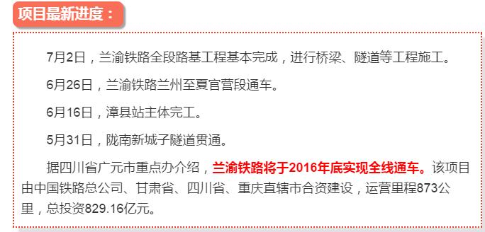 最新！蘭渝鐵路路基工程完成，廣元至重慶北段項目招標